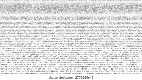A dense and intricate tapestry of binary characters creates a high-fidelity digital texture. This visual represents the raw complexity of machine code and the hidden patterns within vast cryptographic databases. Perspective.