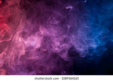 Thick Colorful Red Blue Smoke On Stock Photo (Edit Now) 1159391020