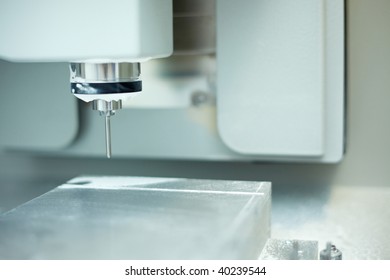 Dental CAD CAM With Drill Unit In A Lab