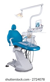 Dental Chair Isolated In White Background