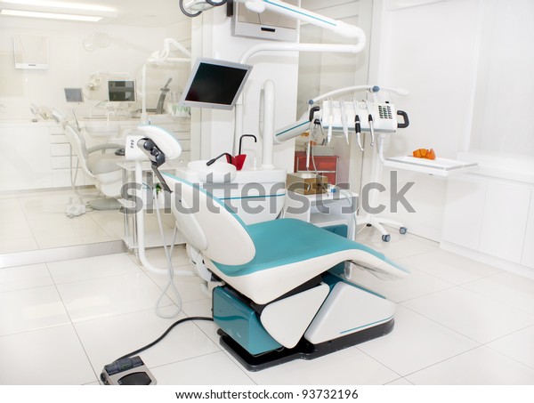 Dental Clinic Interior Design Several Working Stock Photo