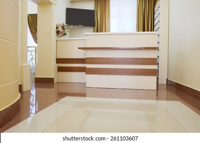 Dental Clinic Interior, Reception Desk