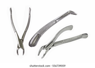 Dental Extraction Forceps No151 On White Stock Photo 556739059 ...