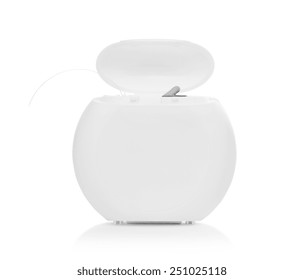 Dental Floss Isolated On White Background