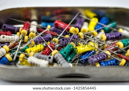 dental instruments for endodontic treatment of teeth, pulpitis periodontitis