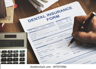 Dental Insurance Form Dentist Concept