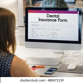 Dental Insurance Health Form Concept