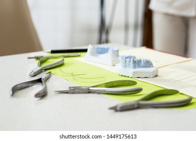 Dental Pliers And Tools For Making Prosthesis