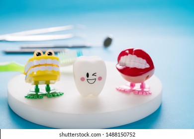 Dental Tools Smile Teeth Model On Stock Photo 1488150752 | Shutterstock