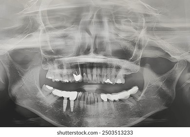 dental x ray X-Ray scan human for teeth teeth x ray panoramic x ray intraoral scanner - Powered by Shutterstock