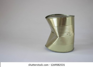 Dented Can On White Background Stock Photo 1269082531 | Shutterstock