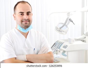 Dentis At His Dental Office