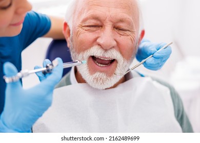 Dentist Applying Local Anesthetic Patient Numbing Stock Photo ...