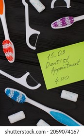 Dentist Appointment Reminder. Dentistry And Healthcare.