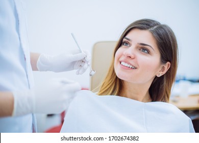 Dentist and patients in the office