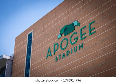 Denton, Texas - July 18, 2020: University Of North Texas (UNT) Apogee Stadium