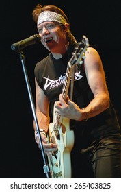 DENVER 	AUGUST 13:		 George Thorogood August 13, 2002 At The Comfort Dental Amphitheater In Denver, CO.