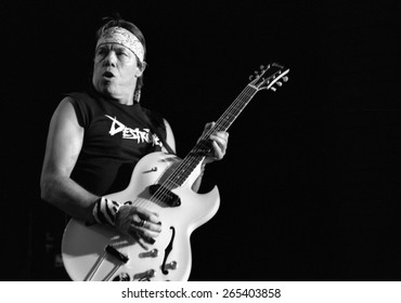 DENVER 	AUGUST 13:		 George Thorogood August 13, 2002 At The Comfort Dental Amphitheater In Denver, CO.