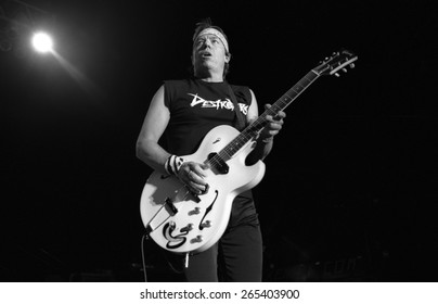 DENVER 	AUGUST 13:		 George Thorogood August 13, 2002 At The Comfort Dental Amphitheater In Denver, CO.