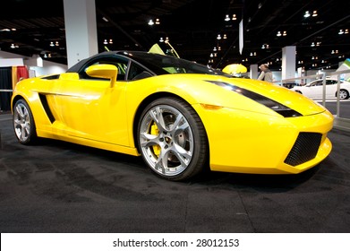 DENVER, CO - APRIL 5: The Lamborghini Is One Of Several High End Sports Cars Featured At The Denver Auto Show April 5, 2009 In Denver, CO. More Than 20 Car Manufacturers Display Their Latest Model.