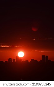 Denver, CO Skyline At Sunrise