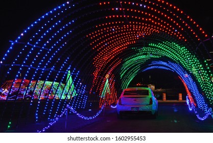 Denver, CO, USA. Dec 31, 2019. Christmas Lights On Display In Denver Are Enjoyed By Many People Who Drive Around Looking At All The Christmas Lights. Many Are Elaborated Decorated. 