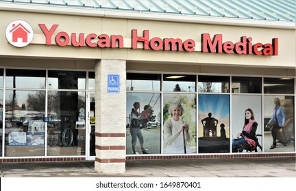 Denver, CO, USA, Feb 4, 2020. Youcan TooCan Home Medical, Located In Denver, Colorado, Has A Full Range Of Medical Equipment And Supplies For Sale For The Home. They Are Located At 6460 E. Yale Ave. 
