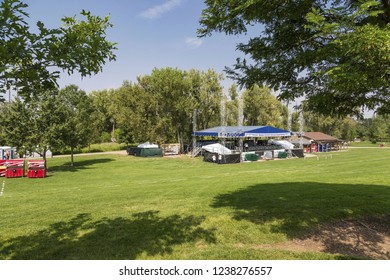 DENVER, COLORADO - August 23, 2015: Budweiser, Part Of Anheuser-Busch, Is An American Beer Company Which Employs 30,000 People In 12 Breweries And Is The Largest Beer Producer In The World.