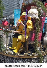 Denver, Colorado - July 8, 2018: Street Performance On Cherry Creek Art Festival In Denver, Colorado