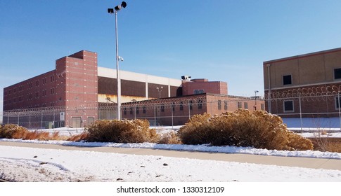 Denver, Colorado - March 5, 2019: Denver County Jail