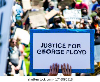 Denver, Colorado / USA – 5/30/20: Citizens Protest The Murder Of George Floyd By Minneapolis, Minnesota Police Officers. 