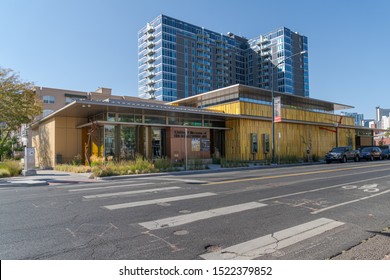 Denver, Colorado, USA- September 28, 2019: View Of The Kirkland Museum Of Fine And Decorative Art In Denver's Golden Triangle Neighborhood