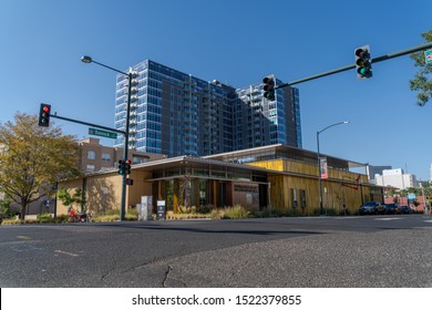 Denver, Colorado, USA- September 28, 2019: View Of The Kirkland Museum Of Fine And Decorative Art In Denver's Golden Triangle Neighborhood