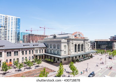 Denver, Colorado, USA-June 2, 2016. Historical Union Station after redevelopment.