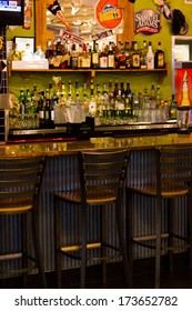 Denver, Colorado-March 29, 2013: Airport Bar At The Denver International Airport.