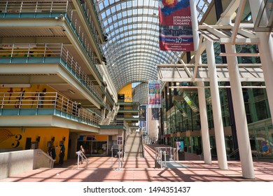 Denver, Colorodo, USA.  May 28, 2019.  Ellie Caulkins Opera House In Denver.  This Venue Is Not Only For Opera Performance, But High School Students Are Graduated Here As Well.