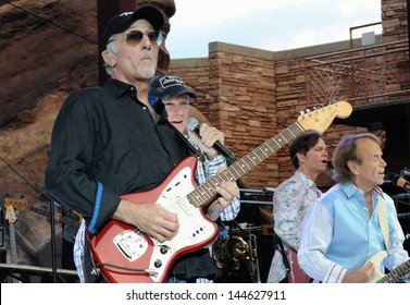 DENVER 	JULY 09:		Guitarist David Marks Of The Beach Boys Performs In Concert July 09, 2012 At Red Rocks Amphitheater In Denver, CO.