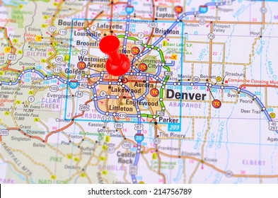 Denver And Map