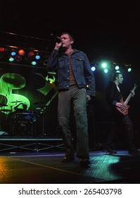 DENVER	NOVEMBER 02:	 Brad Arnold Of 3 Doors Down Performs November 2, 2000 At Fillmore Auditorium In Denver, CO.