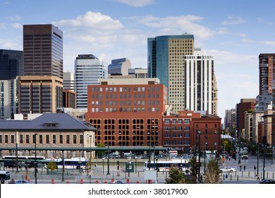 Denver Skyline From 16th Street