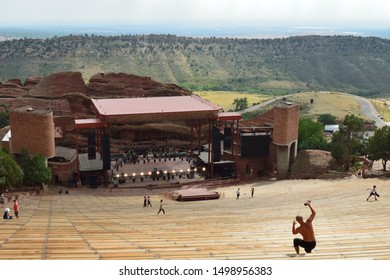 Denver, USA On August 19, 2019 : Red Rock Amphitheater.