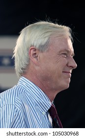 DENVER-AUG. 24:MSNBC TV Pundit Chris Matthews Speaks During A Live Broadcast From The Democratic National Convention On August 24, 2008.