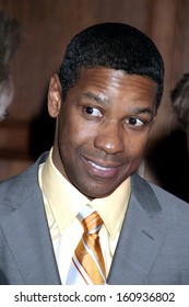 Denzel Washington At Opening Of JULIUS CAESAR With Denzel Washington, Belasco Theatre, New York, NY, April 03, 2005