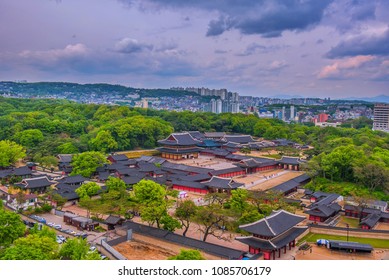 Deoksugung Palace In Spring Seoul Korea