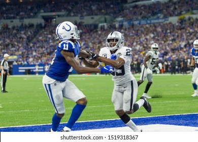 Deon Cain #11- Indianapolis Colts Host The Oakland Raiders On 9/29/19 At Lucas Oil Stadium In Indianapolis IN-USA