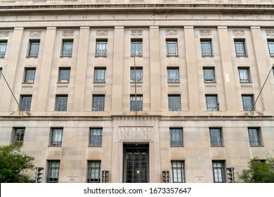 Department Of Justice Building In Washington Dc