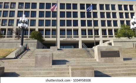 Department of Labor building in Washington DC, USA