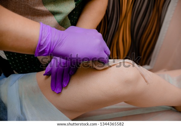 Depilation Beauty Concept Sugar Paste Wax Stock Photo Edit Now