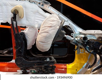 Deployed Airbag - Shutterstock ID 193496900