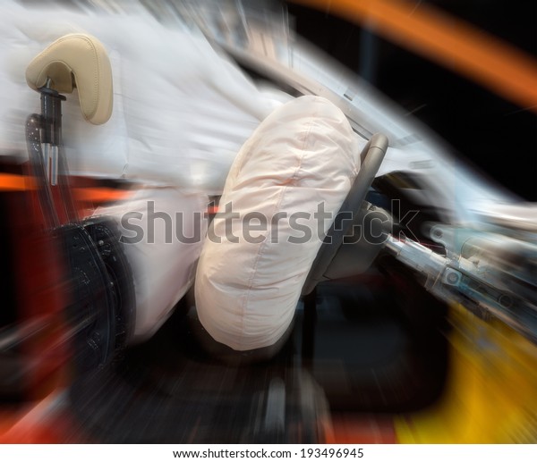 Deployed Airbag Stock Photo (Edit Now) 193496945